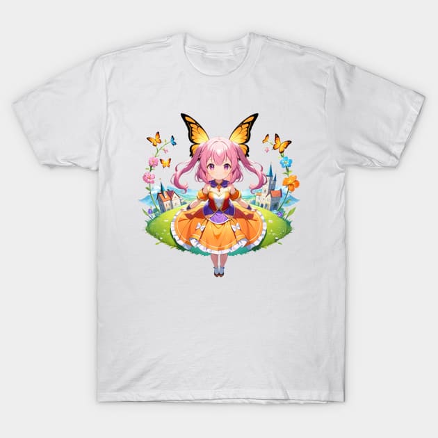 Child butterflies T-Shirt by KawaiiDreamyPixie